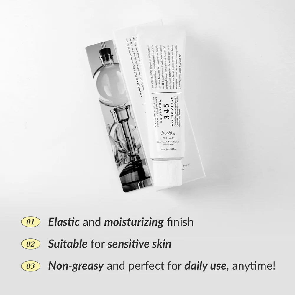 Dr.Althea 345 Relief Cream - Viral Korean Acne* Removing Cream - NeYavi