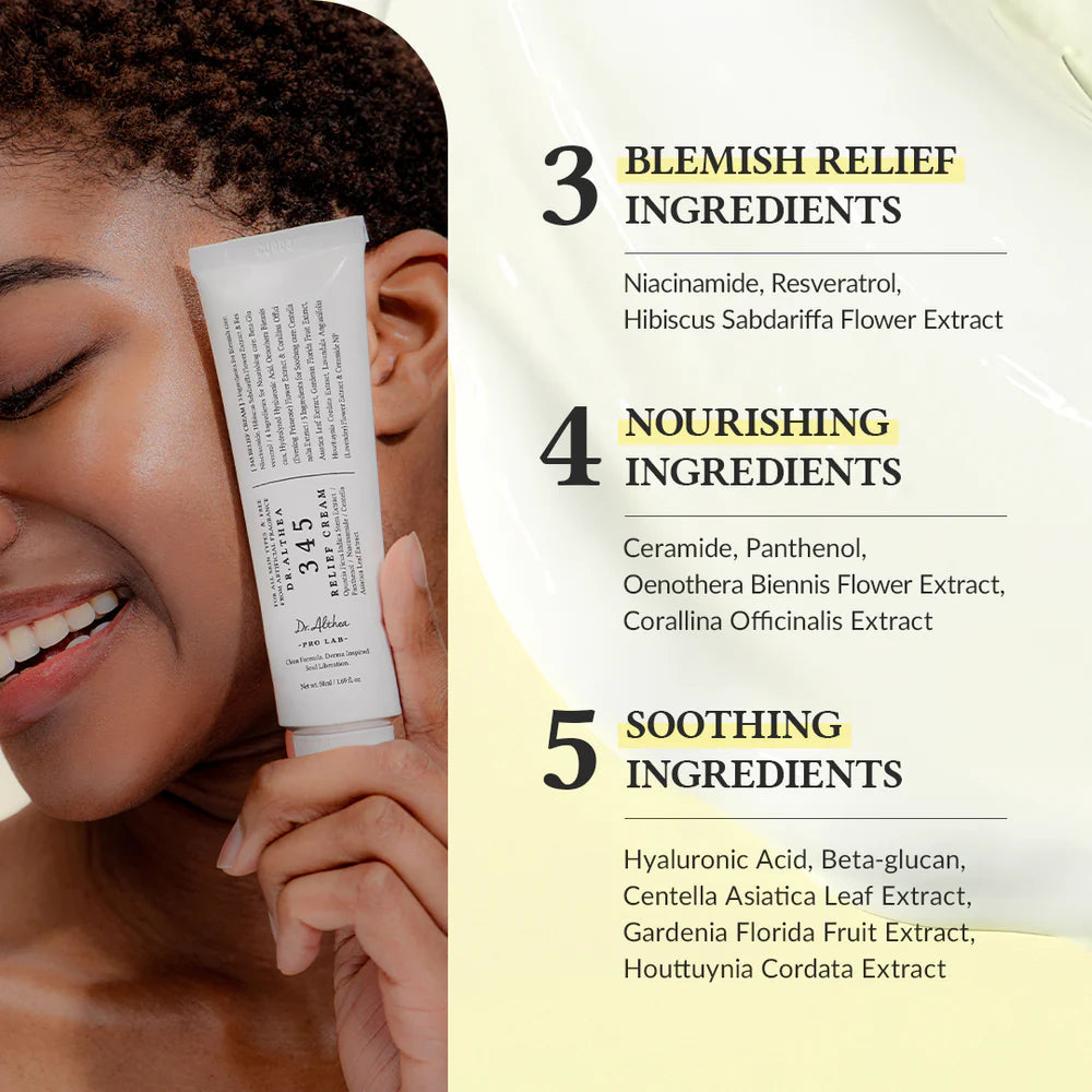 Dr.Althea 345 Relief Cream - Viral Korean Acne* Removing Cream - NeYavi