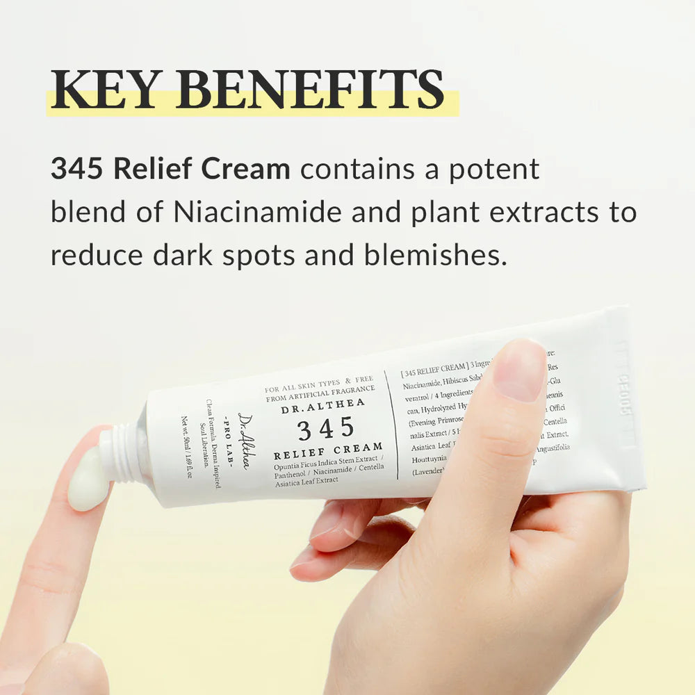 Dr.Althea 345 Relief Cream - Viral Korean Acne* Removing Cream - NeYavi