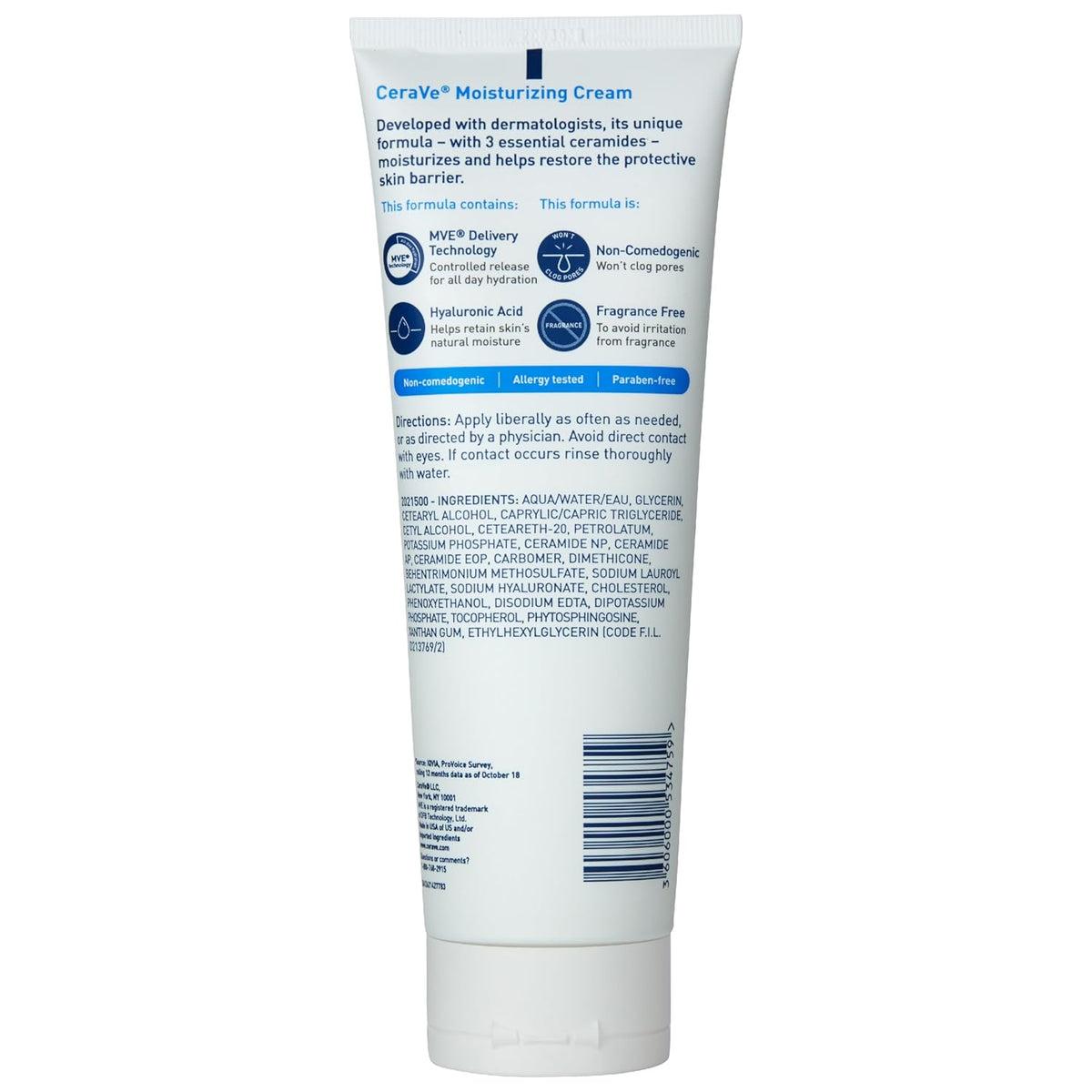 CeraVe Moisturizing Cream For Normal To Dry Skin – 8 fl oz 236mL - NeYavi