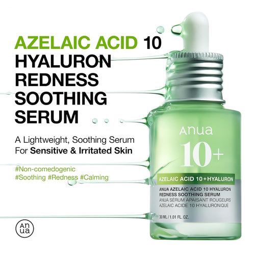 Anua 10+ Azelaic Acid Hyaluron Soothing Serum (30mL) - NeYavi