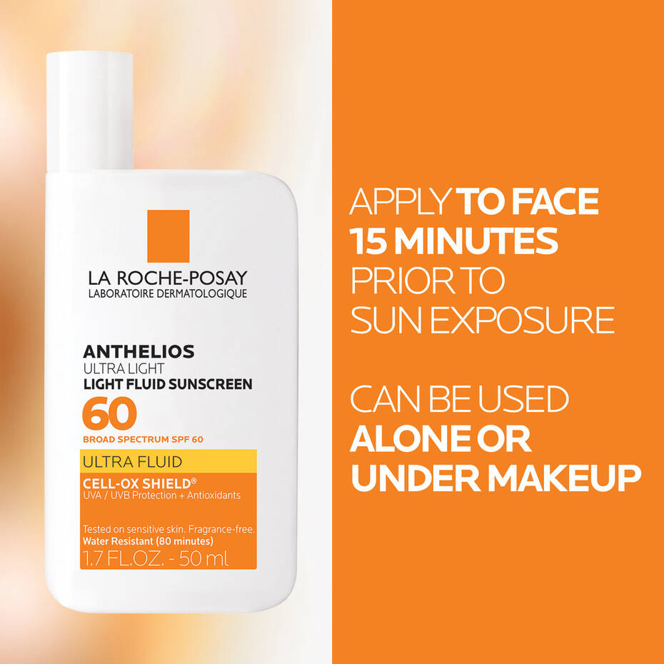 La Roche Posay - Anthelios Ultra Light Fluid Facial Sunscreen SPF 60 - NeYavi