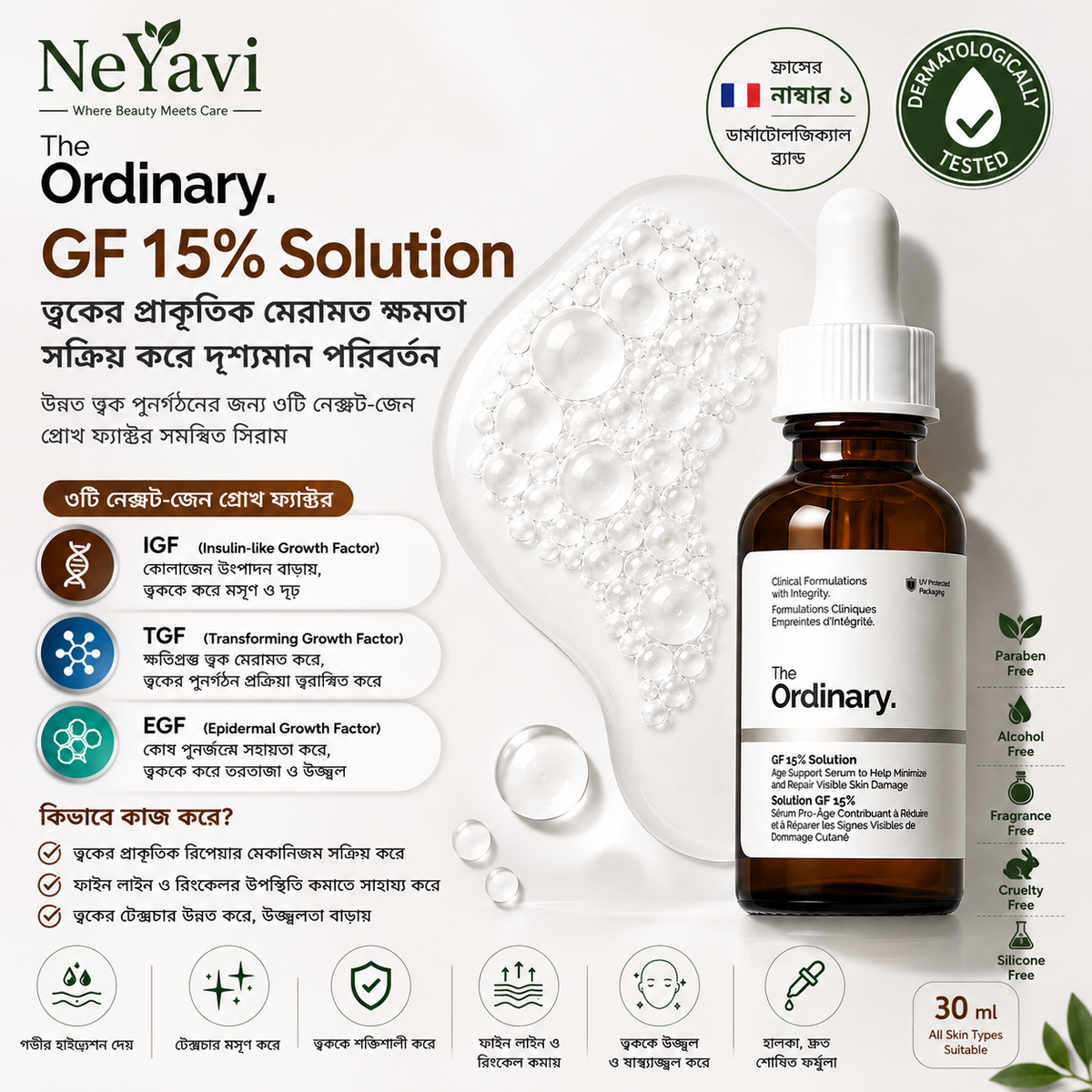 The Ordinary GF 15% Solution 30mL - NeYavi
