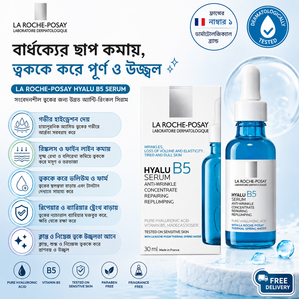 La Roche Posay Hyalu B5 Pure Hyaluronic Acid Serum 30ml - NeYavi