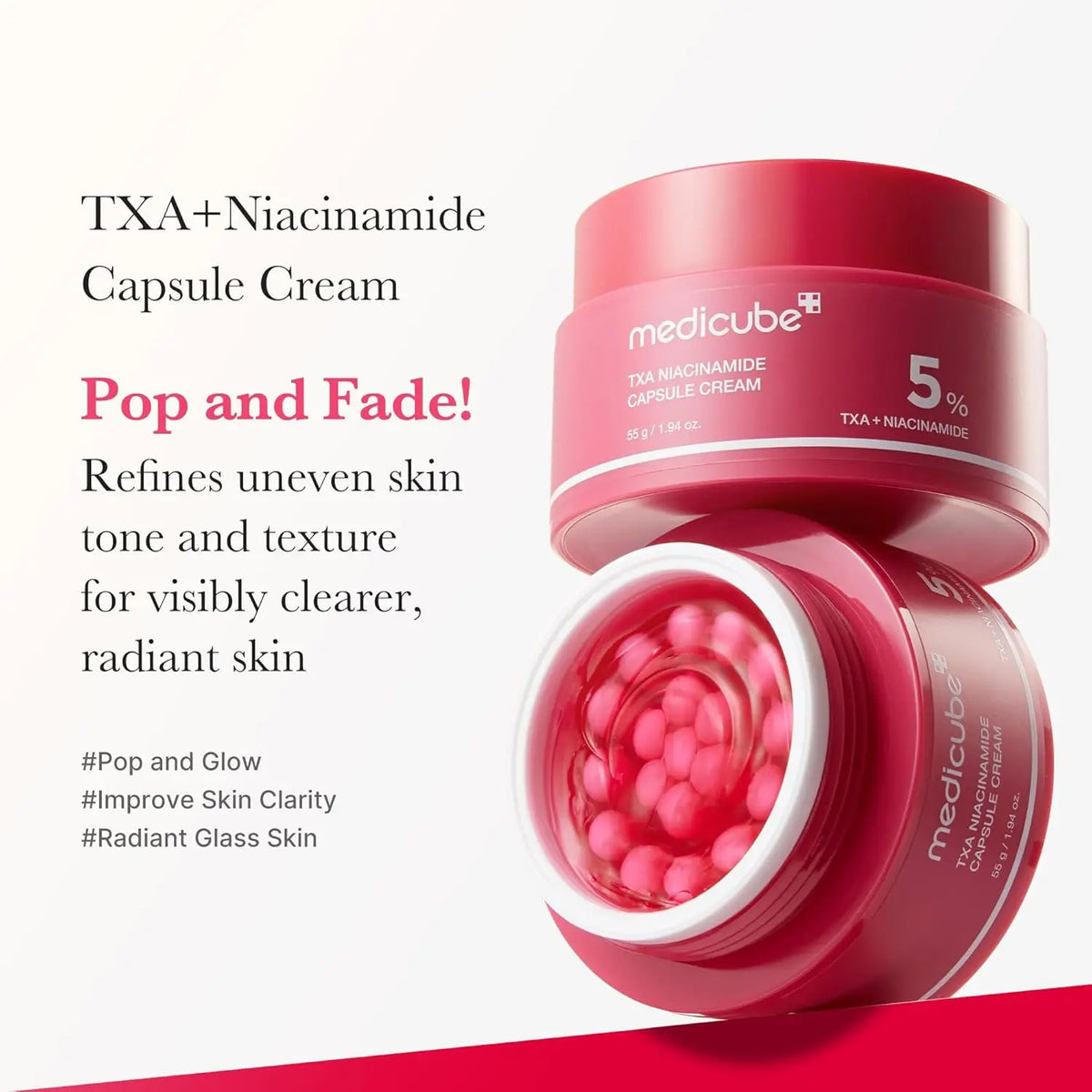 Medicube TXA + Niacinamide 5% Capsule Cream 55g – (Made in Korea) - NeYavi