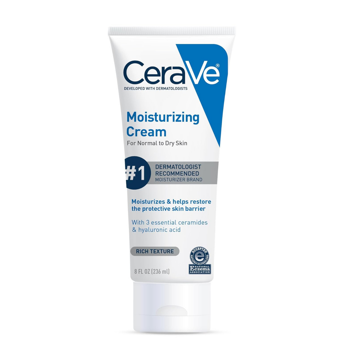 CeraVe Moisturizing Cream For Normal To Dry Skin – 8 fl oz 236mL - NeYavi